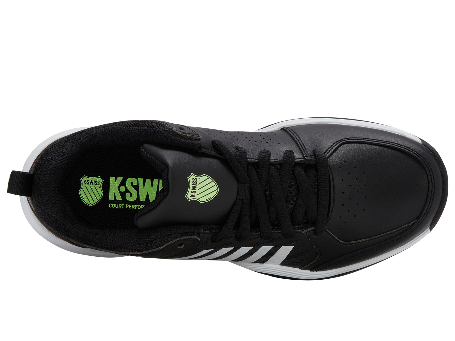 04429-064-M | COURT EXPRESS 2 CLAY | BLACK/WHITE/SOFT NEON GREEN