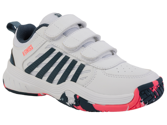 54495-129-M | COURT EXPRESS 2 STRAP | WHITE/STARGAZER/NEON BLAZE