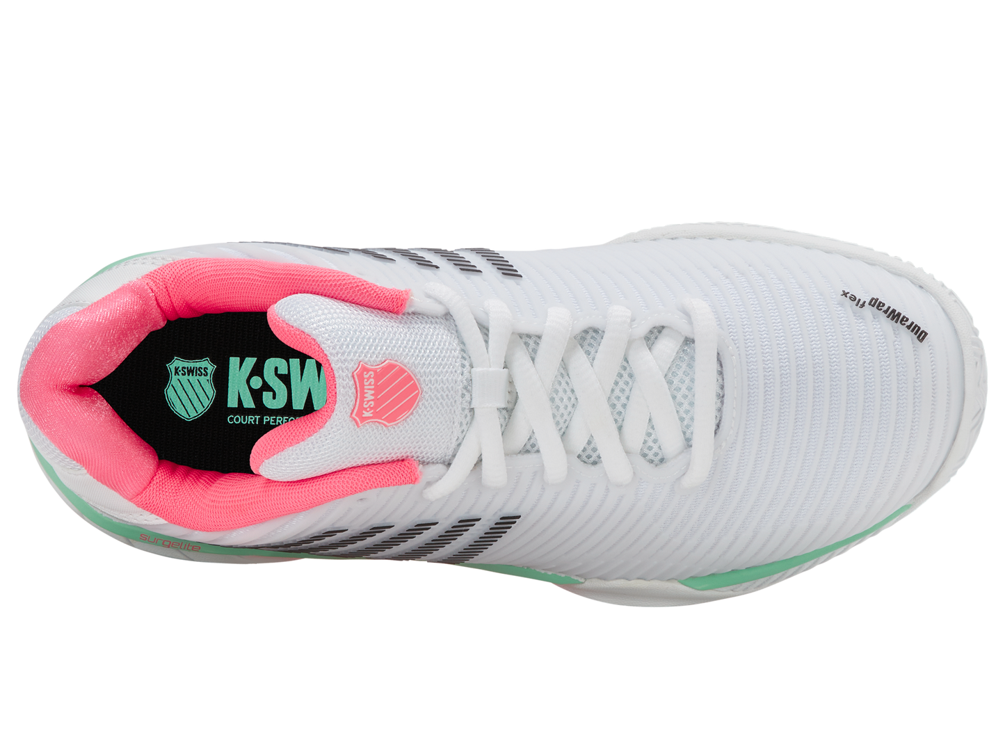 96614-178-M | HYPERCOURT EXPRESS 2 CLAY | WHITE/NEON PASTEL PINK/BLACK