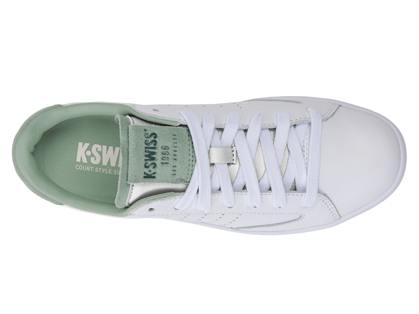97263-187-M | LOZAN KLUB LTH | WHITE/ICEBERG GREEN/CREME BRULEE