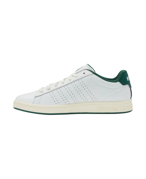 04411-108-M | COURT BASE II | WHITE/POSY GREEN - K-Swiss EU - 5