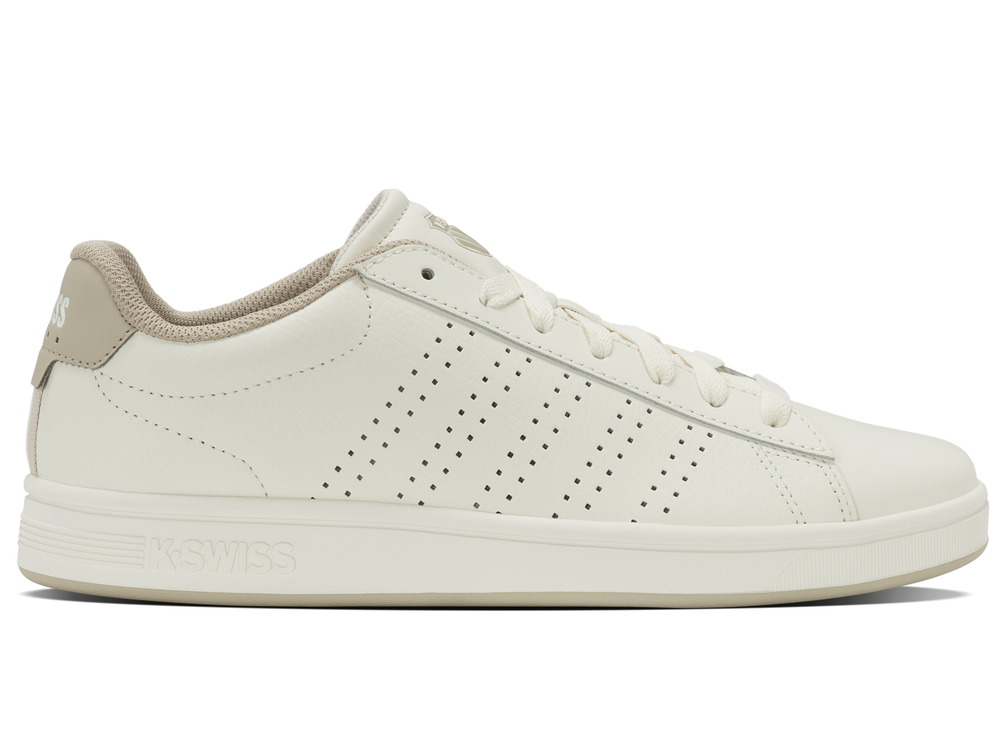 04411-127-M | COURT BASE II | SNOW WHITE/LIGHT GRAY/PEYOTE