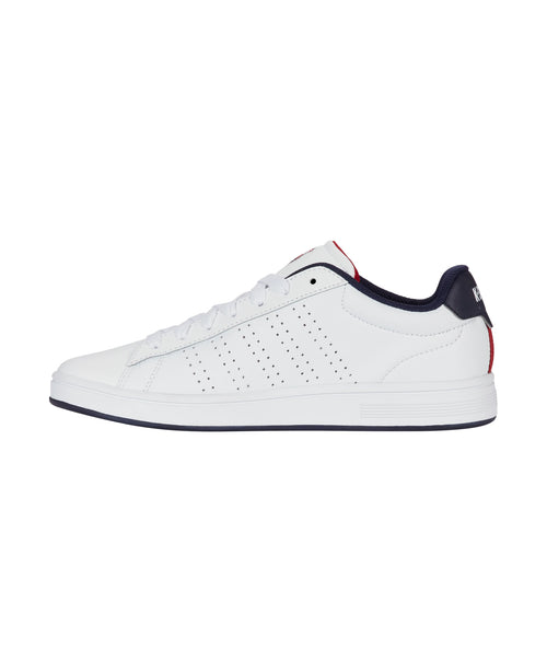04411-130-M | COURT BASE II | WHITE/NAVY/RED - K-Swiss EU - 5