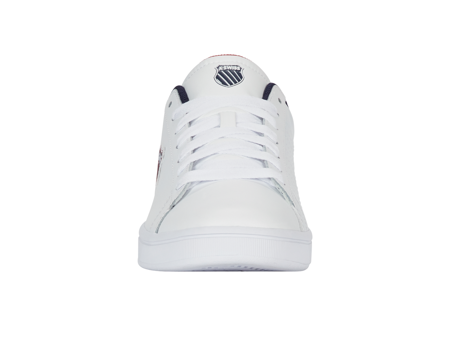04412-983-M | COURT SHIELD II | WHITE/PEACOAT/SAMBA RED