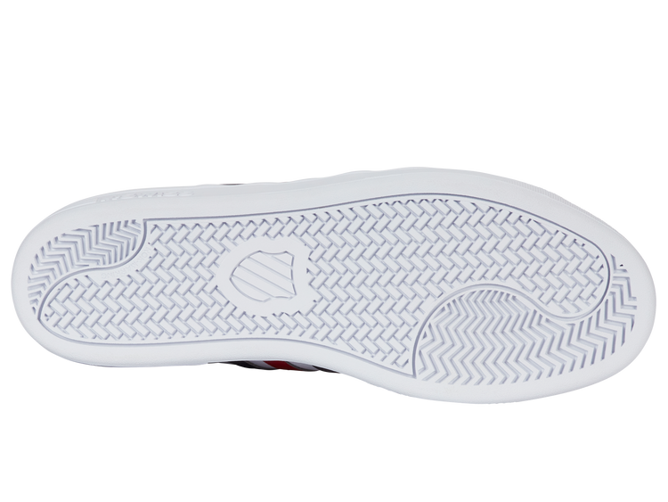 04413-983-M | COURT TIEBREAK II | WHITE/PEACOAT/SAMBA RED