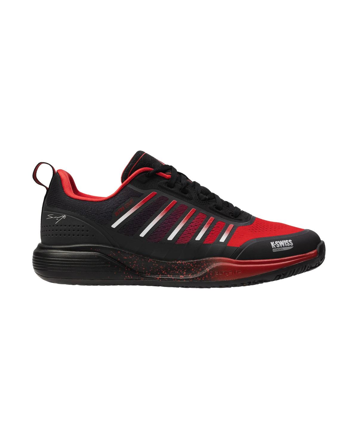 04436-927-M | ULTRA COURT PADEL | BLACK/ANTHRACITE/SANYO RED