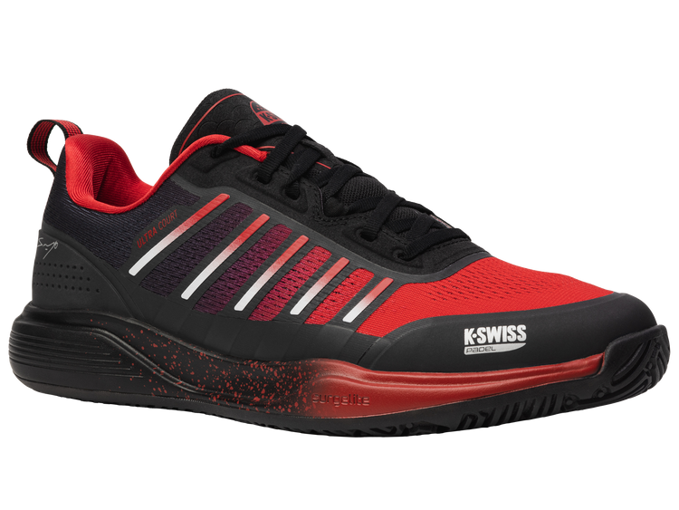04436-927-M | ULTRA COURT PADEL SANYO | BLACK/ANTHRACITE/SANYO RED
