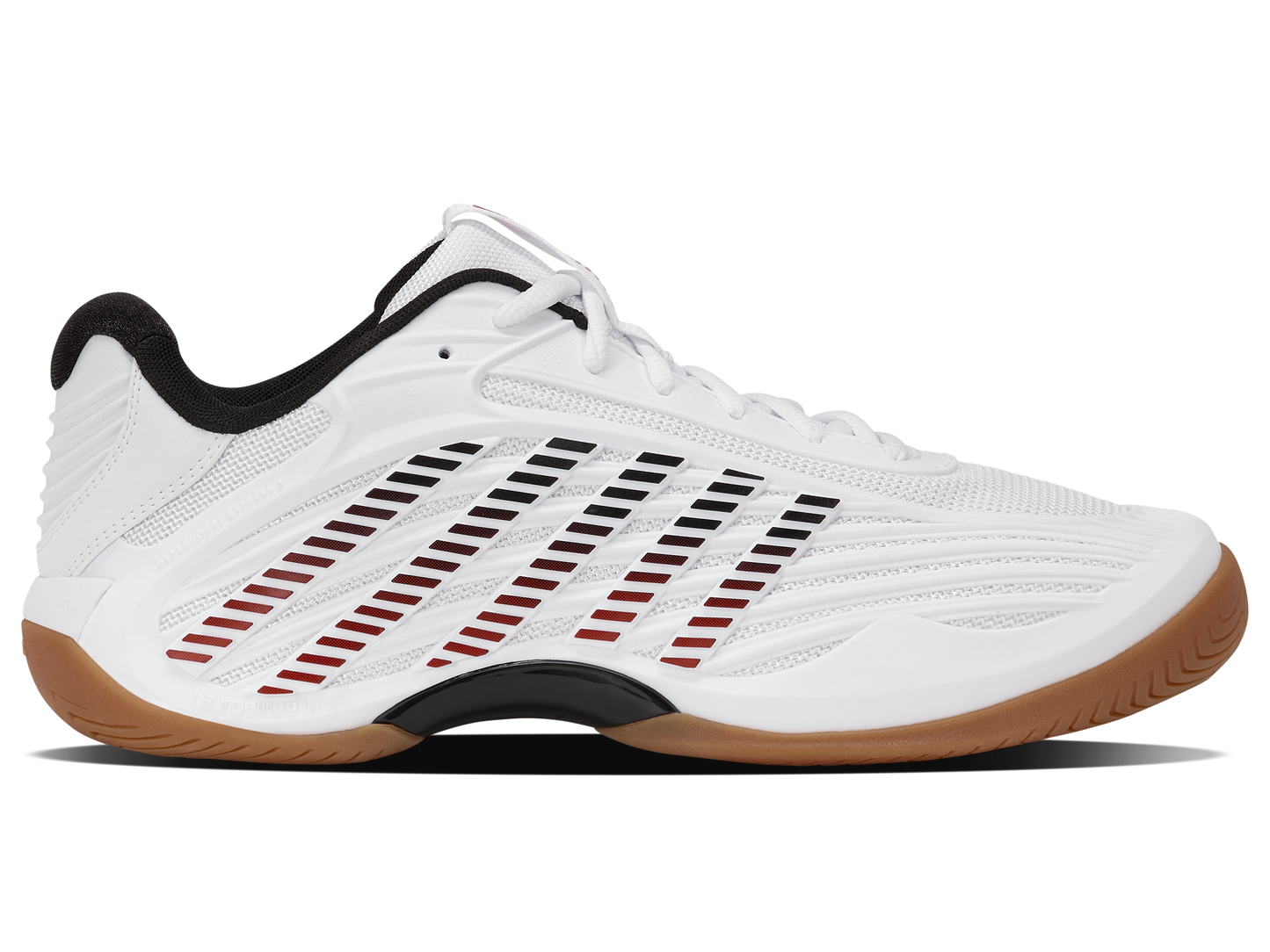 04607-104-M | HYPERCOURT EXPRESS 3 INDOOR | WHITE/BLACK/HIGH RISK RED