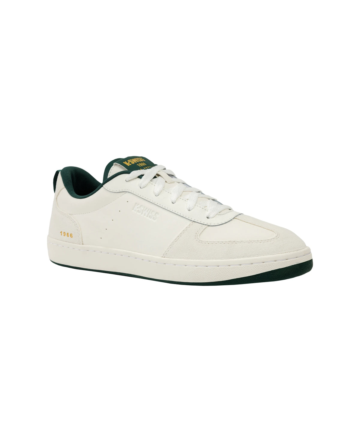 04734-180-M | COURT VARSITY | SNOW WHITE/POSY GREEN