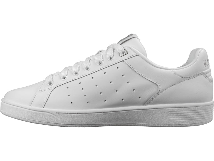 05353-131-M | MENS CLEAN COURT CMF | WHITE/GULL GRAY