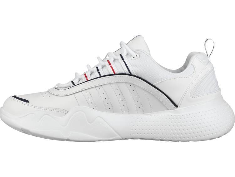 06398-159-M | MENS CR-CASTLE | WHITE/NAVY/RIBBON RED