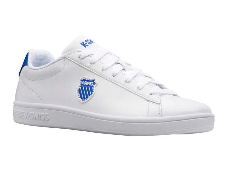 06599-117-M | COURT SHIELD | WHITE/CLASSIC BLUE