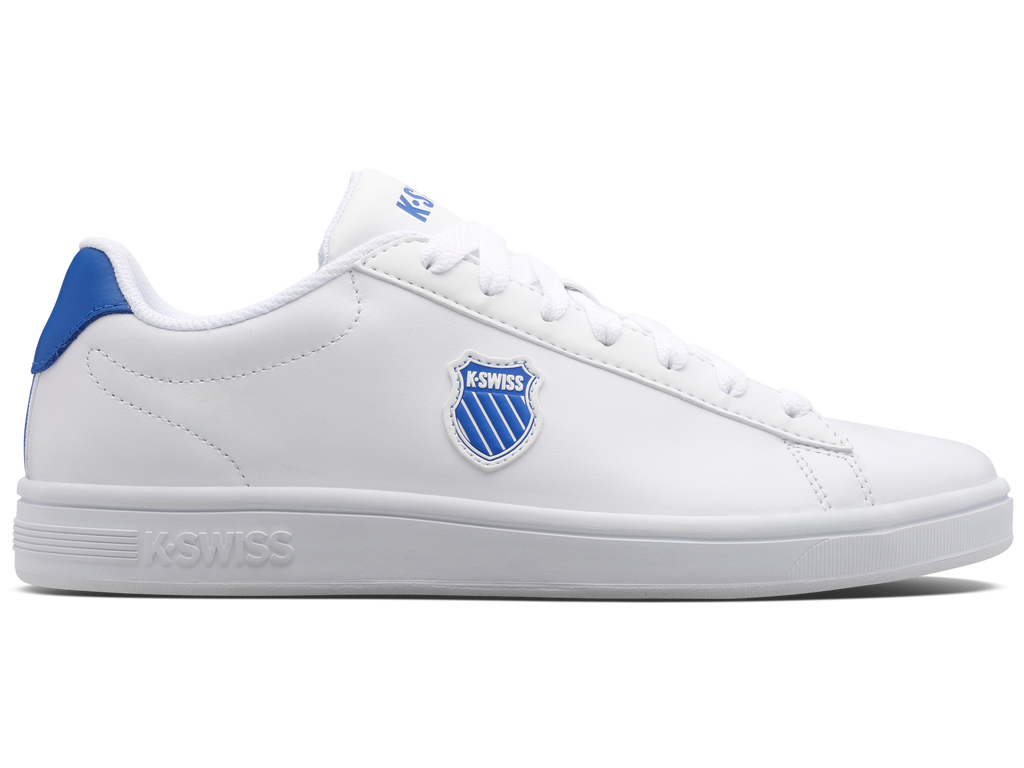 06599-117-M | COURT SHIELD | WHITE/CLASSIC BLUE