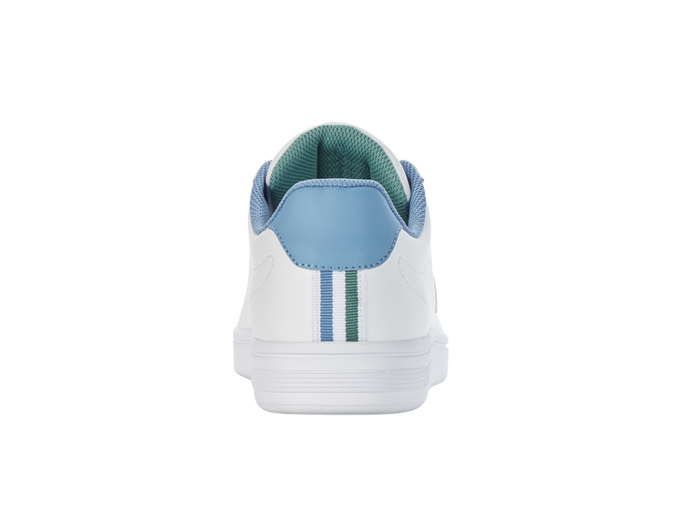 06599-943-M | COURT SHIELD | WHITE/ASHLEIGH BLUE/BERYL GREEN