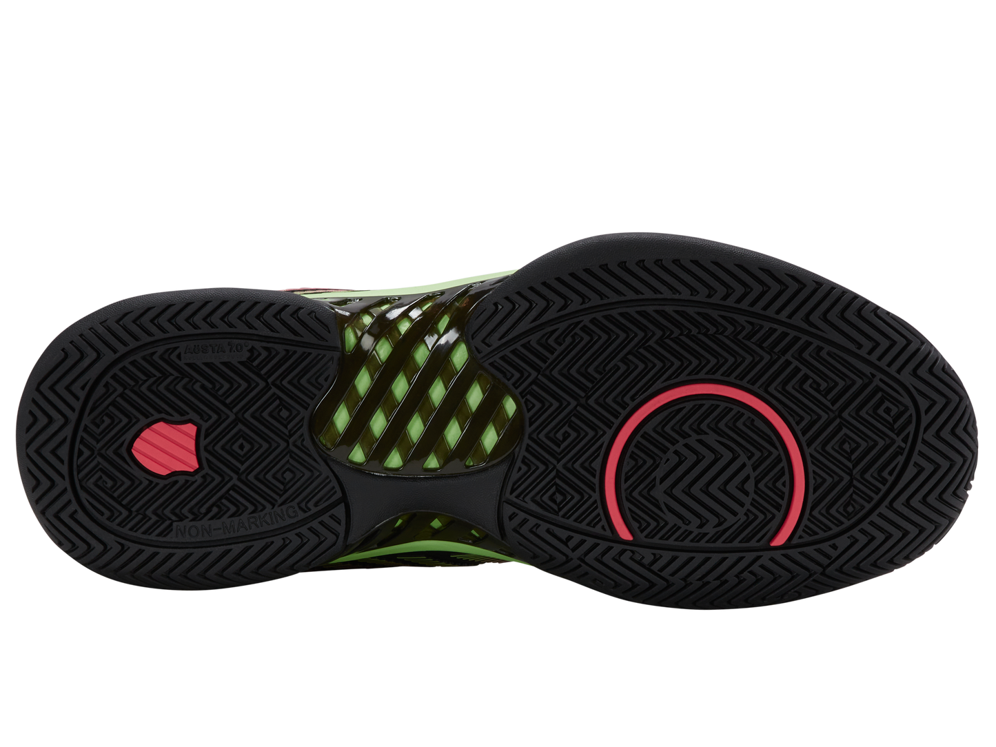06613-011-M | HYPERCOURT EXPRESS 2 | BLACK/SOFT NEON GREEN/NEON LAVA