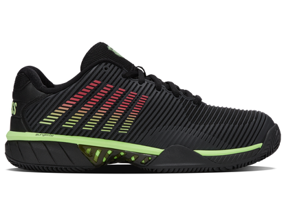 06614-034-M | HYPERCOURT EXPRESS 2 CLAY | BLACK/SOFT NEON GREEN/NEON LAVA