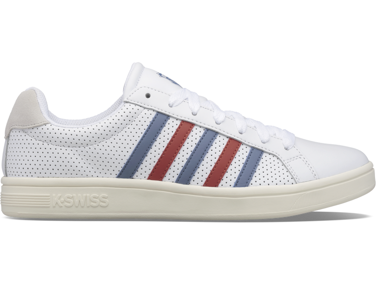 07011-953-M | COURT TIEBREAK | WHITE/BLUE HORIZON/RED CLAY/ANTIQUE WHITE