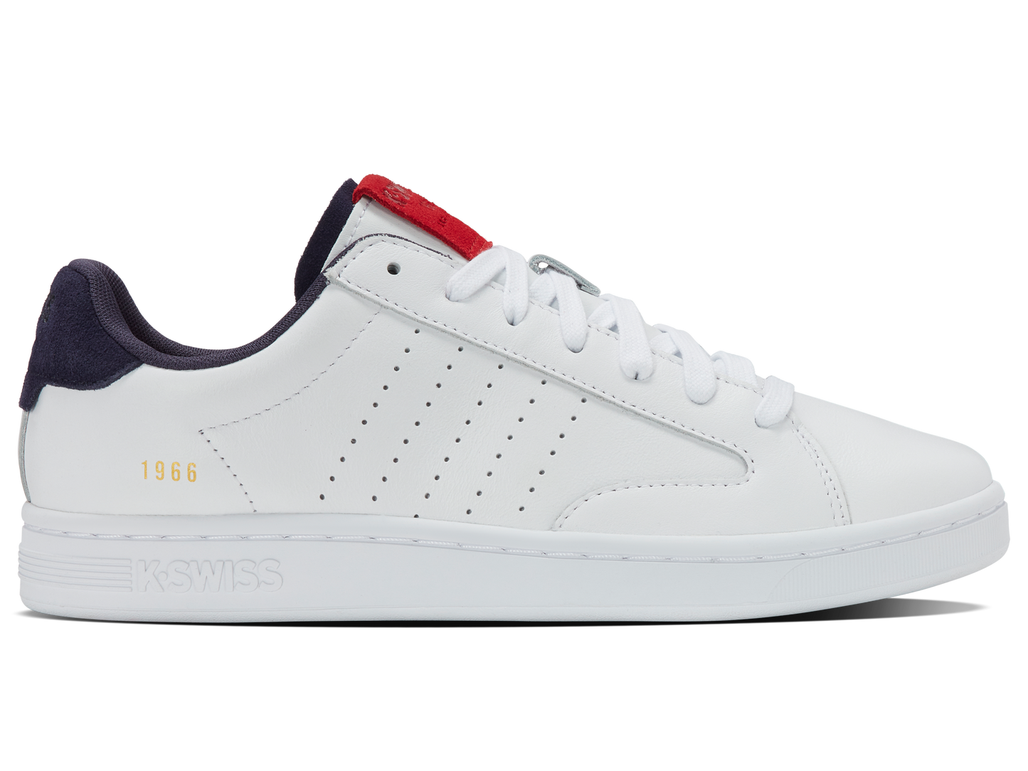 07263-117-M | LOZAN KLUB LTH | WHITE/PEACOAT/MARS RED/GUM