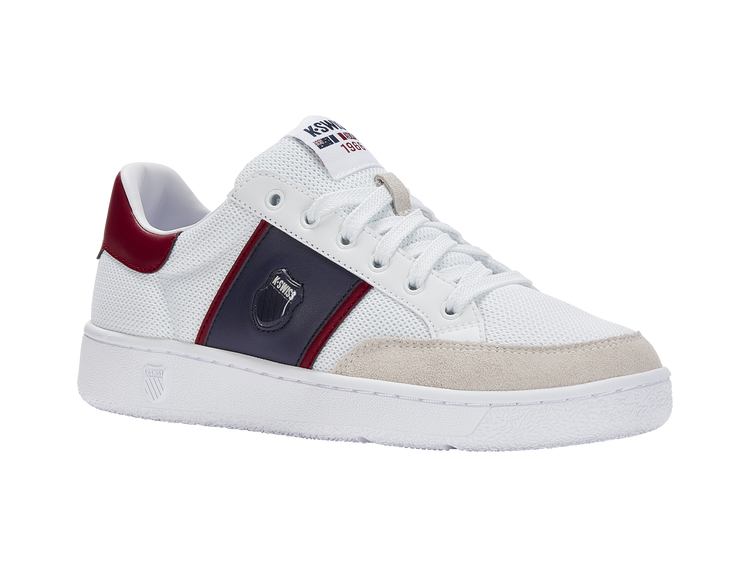 08550-911-M | SLAMMTENNIS CC TXT | WHITE/RHUBARB/PEACOT