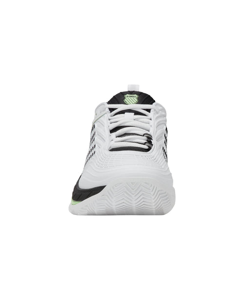 09072-184-M | HYPERCOURT SUPREME 2 CLAY | WHITE/BLACK/SOFT NEON GREEN - K-Swiss EU - 3