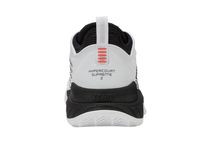 09072-184-M | HYPERCOURT SUPREME 2 CLAY | WHITE/BLACK/SOFT NEON GREEN