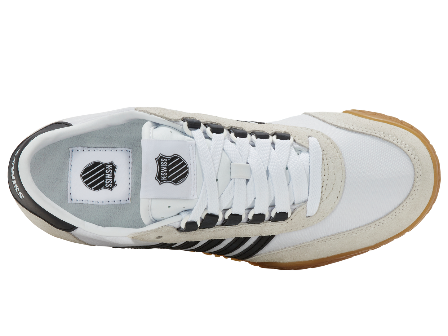 09463-168-M | VINTAGE TRAINER T | WHITE/BLACK/GUM