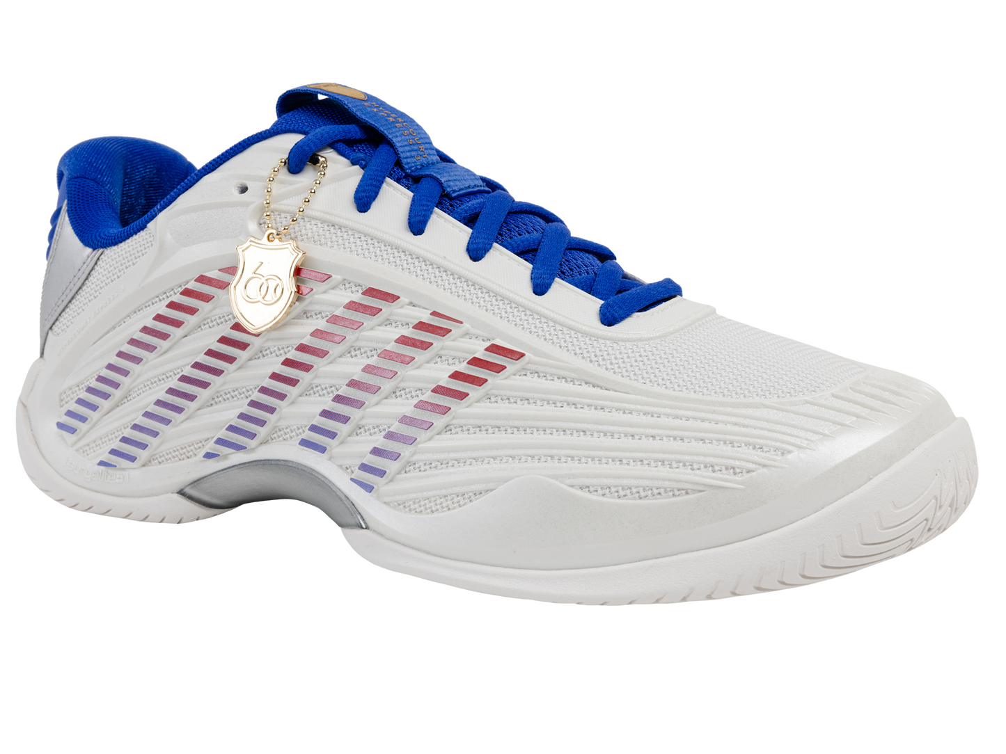 09629-104-M | HYPERCOURT EXPRESS 3 60TH | WIMBLEDON WHITE/DAZZLING BLUE/SILVER/MARS RED