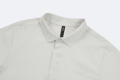 1011563-139 | MEN'S K-SWISS LOGO POLO SHIRT | OFF-WHITE