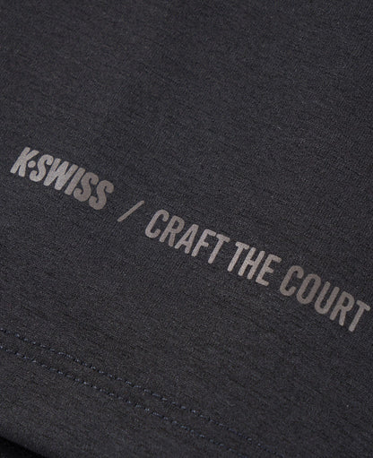 1011568-008 | T-SHIRT 'CRAFT THE COURT' QUICK-DRY UPF50+ | BLACK