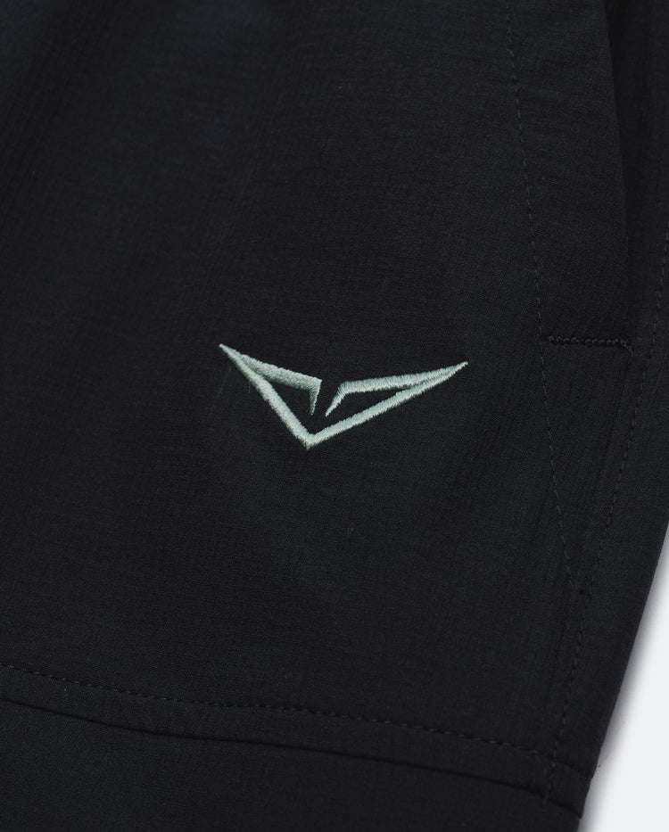 1013348-008 | K- SWISS X ANDREY RUBLEV MENS SUBTLE CHECKED PANTS | BLACK