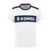 104219-109 | HERITAGE SPORT LOGO TEE | WHITE / NAVY
