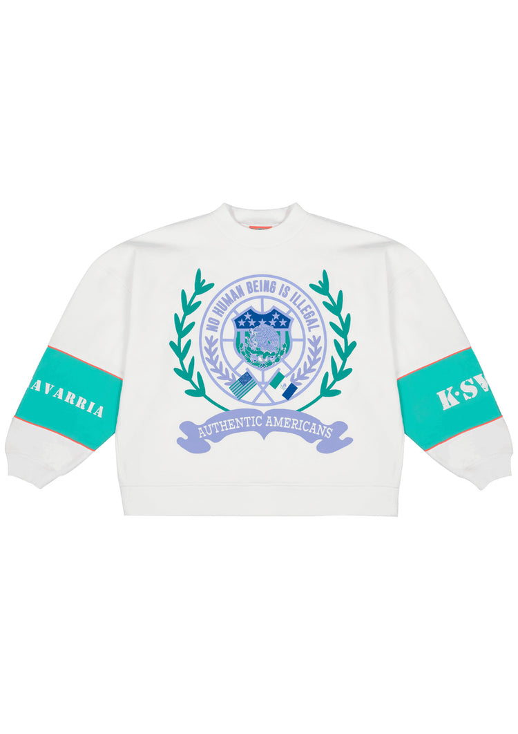 104358-100 | WILLY CREWNECK | WHITE