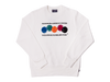 106074-100 | ROWING BLAZERS X K-SWISS CREWNECK SWEATSHIRT | WHITE