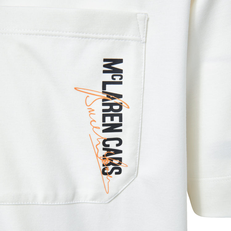 109355-156 | MCLAREN F1 TEAM CARS POCKET TEE | WHITE