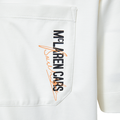 109355-156 | MCLAREN F1 TEAM CARS POCKET TEE | WHITE