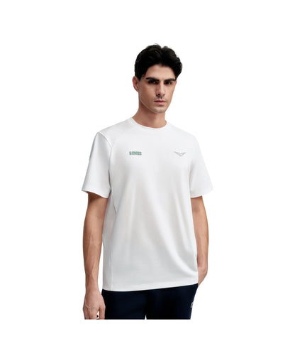 1713352-101 | K- SWISS X ANDREY RUBLEV UNISEX LOOSE FIT T-SHIRT | WHITE