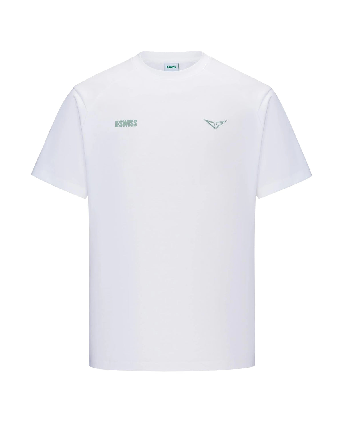 1713352-101 | K- SWISS X ANDREY RUBLEV UNISEX LOOSE FIT T-SHIRT | WHITE