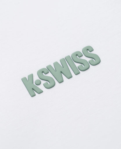 1713352-101 | K- SWISS X ANDREY RUBLEV UNISEX LOOSE FIT T-SHIRT | WHITE
