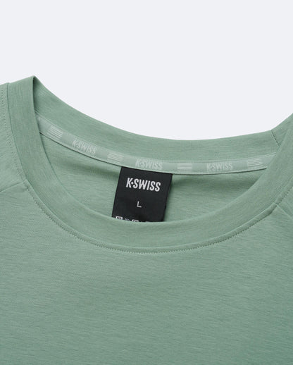 1713352-207 | K- SWISS X ANDREY RUBLEV UNISEX LOOSE FIT T-SHIRT | KHAKI