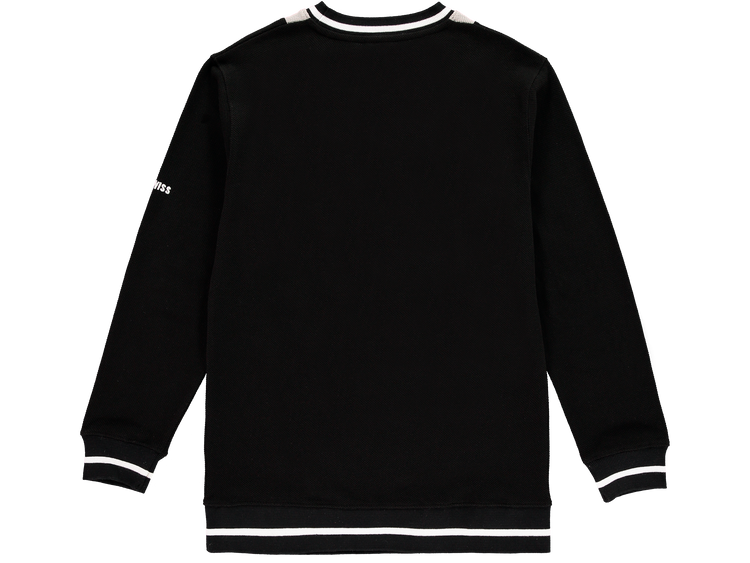 172114-006 | STOCKTON PIQUE SWEAT | BLACK/GREY