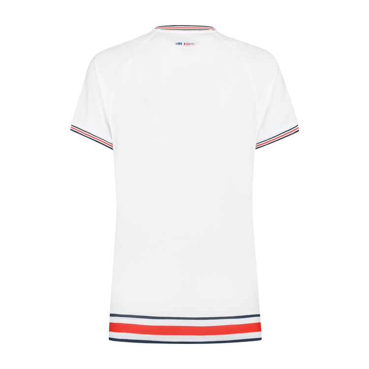 194228-100 | WOMENS HERITAGE SPORT TEE | WHITE