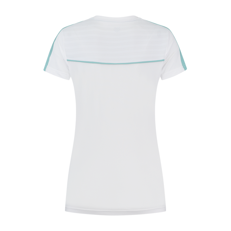 197484-100 | HYPERCOURT ROUND NECK TOP 2 | WHITE