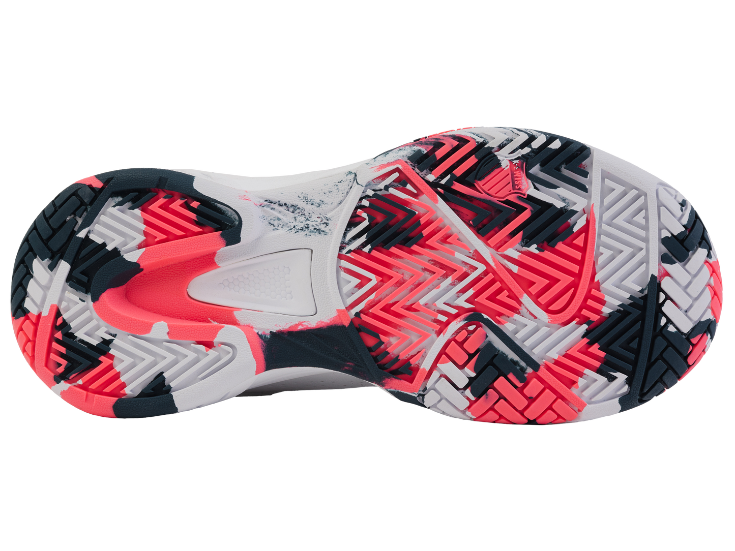 54428-129-M | COURT EXPRESS 2 | WHITE/STARGAZER/NEON BLAZE