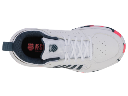 54428-129-M | COURT EXPRESS 2 | WHITE/STARGAZER/NEON BLAZE