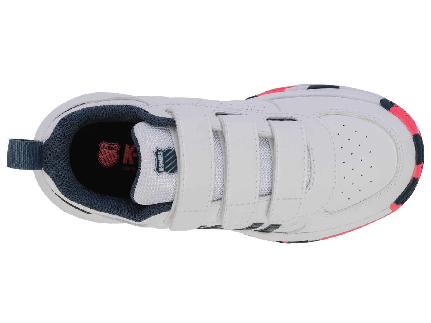 54495-129-M | COURT EXPRESS 2 STRAP | WHITE/STARGAZER/NEON BLAZE