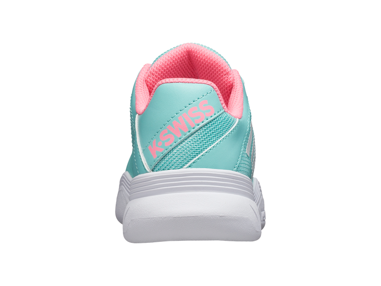 56934-437-M | COURT EXPRESS CARPET | ARUBA BLUE/SOFT NEON PINK/WHITE