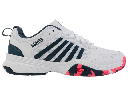 84428-129-M | COURT EXPRESS 2 | WHITE/STARGAZER/NEON BLAZE