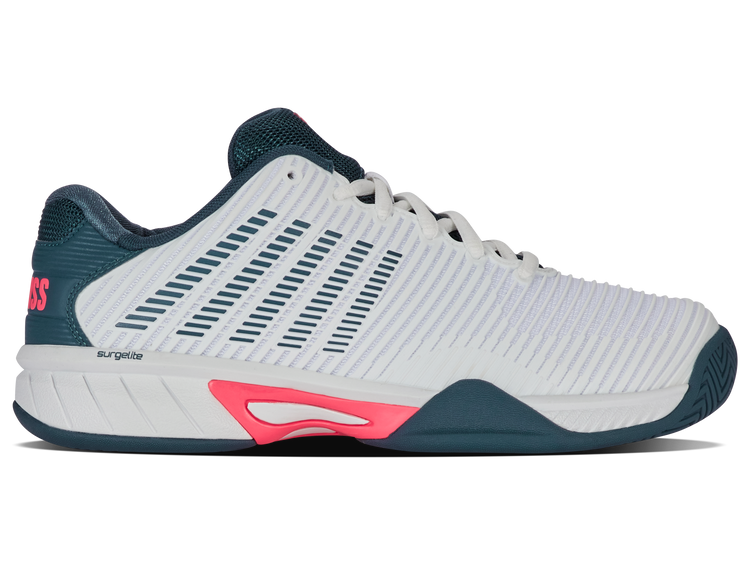 86613-129-M | HYPERCOURT EXPRESS 2 | WHITE/STARGAZER/NEON BLAZE