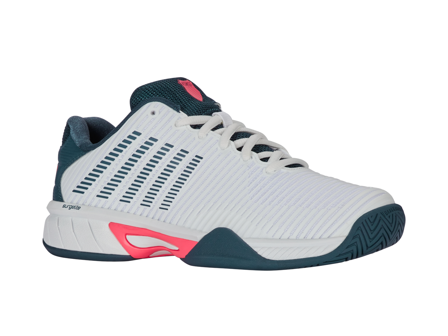 86613-129-M | HYPERCOURT EXPRESS 2 | WHITE/STARGAZER/NEON BLAZE