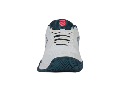 86613-129-M | HYPERCOURT EXPRESS 2 | WHITE/STARGAZER/NEON BLAZE